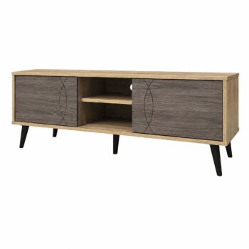 طاوله بلازمه ماليزي 140سم TV22 WOOD & GREY