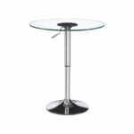 طاولة كافيه زجاج  60*60(67-92) WM-27 SILVER