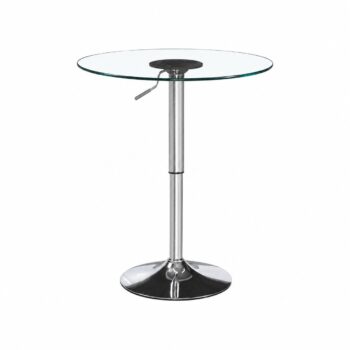 طاولة كافيه زجاج  60*60(67-92) WM-27 SILVER