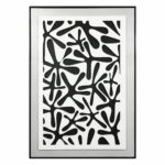 لوحة جدارية اطار اسود SHW-1034 120*80
