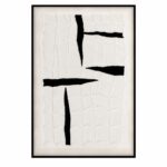 لوحة جدارية اطار اسود SHW-1022 120*80