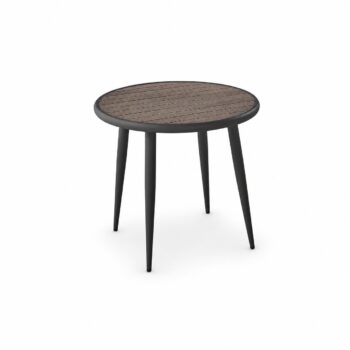 طاوله كافيه دائري F06 BROWN&BLACK 70*70