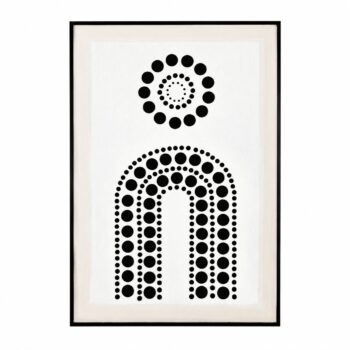 لوحة جدارية اطار اسود SHW-1018 120*80