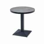 طاولة كافيه ميلامين دائري 70*70 3369 GREY