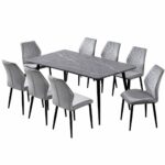 طاوله طعام رخام 10 كرسي M004-1 GREY