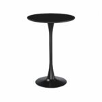 طاولة كافيه خشب دائري 70*70*103 3364 BLACK