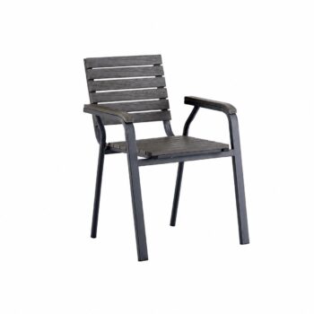 كرسي مفرد خشب D30 DARK GREY