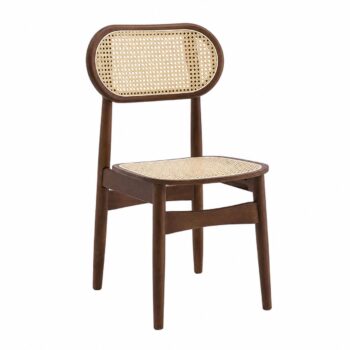 كرسي خشب مفرد XS-002 D.BROWN
