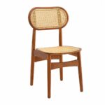 كرسي خشب مفرد XS-002 BROWN
