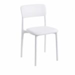 كرسي مفرد بلاستيك FC-105 WHITE