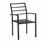 كرسي مفرد خشب D07 BLACK
