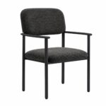 كرسي مفرد قماش A-45 DARK GREY