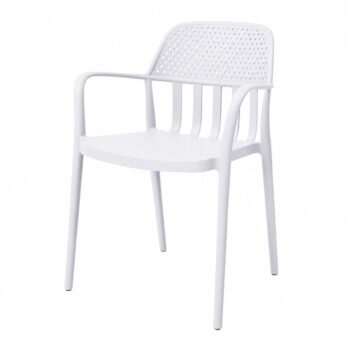 كرسي بلاستيك مفرد C-999 WHITE