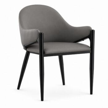 كرسي جلد مفرد YH-001 GREY