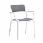 كرسي بلاستيك مفرد LR-001 WHITE
