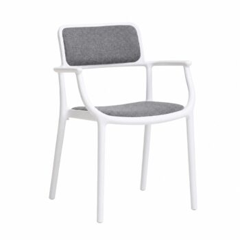 كرسي بلاستيك مفرد LR-001 WHITE