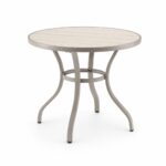 طاوله كافيه دائري 90*90 F30 LIGHT GREY