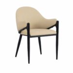 كرسي جلد مفرد YH-001 BEIGE