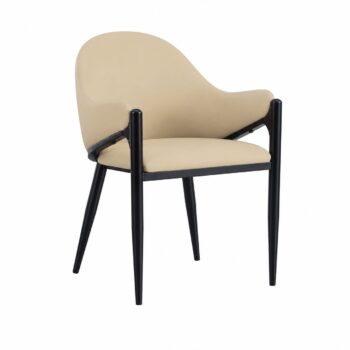 كرسي جلد مفرد YH-001 BEIGE