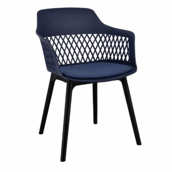 كرسي مفرد بلاستيك P-27 NAVY BLUE