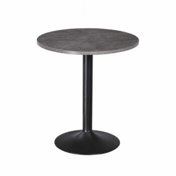 طاولة كافيه دائري TS-04 GREY/BLACK 60*60