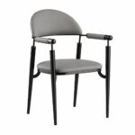 كرسي جلد مفرد YH-002 GREY