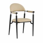 كرسي جلد مفرد YH-002 BEIGE