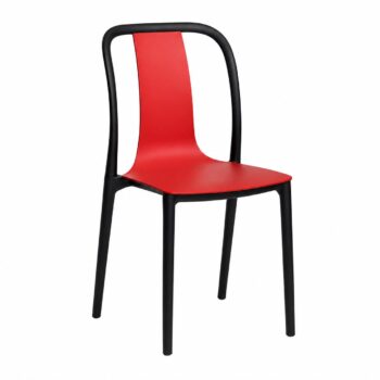 كرسي بلاستيك مفرد LR-003 RED
