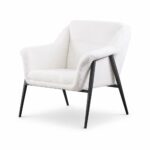 كرسي مفرد بوكليه ZH-622 WHITE