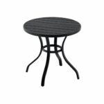 طاوله كافيه دائري F08 BLACK 80*80