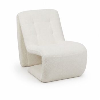 كرسي بوكليه مفرد AL-001 WHITE