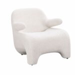 كرسي مفرد بوكليه A-55 WHITE