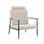 كرسي قماش مفرد A-24 BEIGE