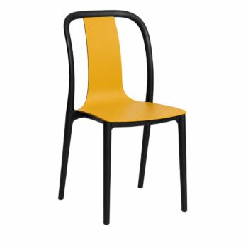 كرسي بلاستيك مفرد LR-003 YELLOW