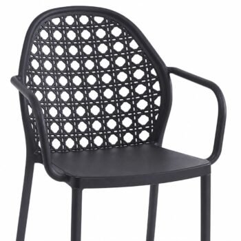 كرسي بلاستيك مفرد P-42 BLACK