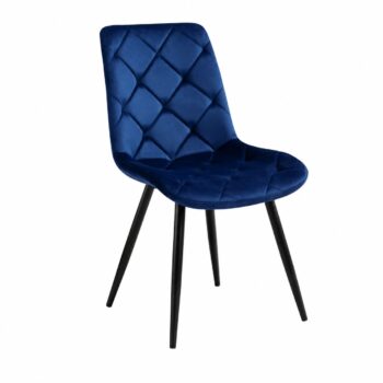 كرسي مفرد مخمل C-009 BLUE