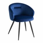 كرسي مفرد مخمل C-001 DARK BLUE