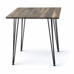 طاوله كافيه مربع CT-1 BROWN 70*70