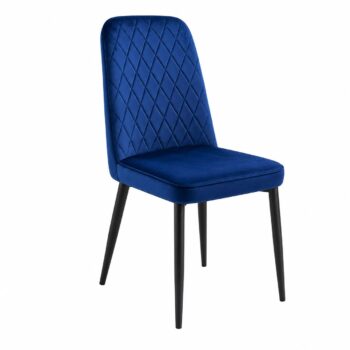 كرسي مفرد مخمل C-005 BLUE