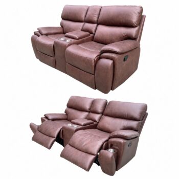 كرسي استرخاء ثابت ثنائي SF-14 DARK BROWN