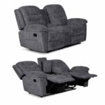كرسي استرخاء ثابت ثنائي SF-19 GREY