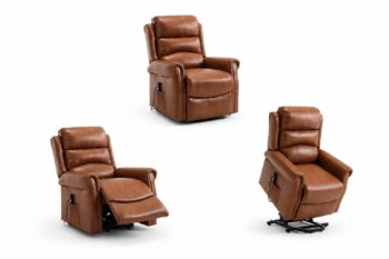 كرسي استرخاء كهربائي ثابت MLM-111061 BROWN PB-17