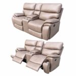 كرسي استرخاء ثابت ثنائي SF-14 LIGHT BROWN