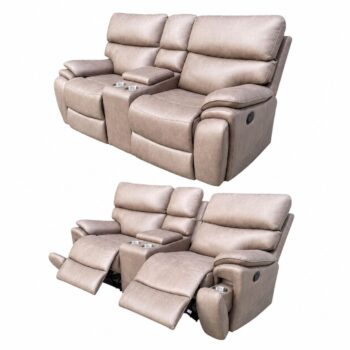 كرسي استرخاء ثابت ثنائي SF-14 LIGHT BROWN