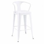 كرسي بار حديد  M-504 WHITE