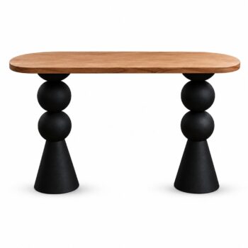 كنسول خشب HM622 BLACK +BROWN