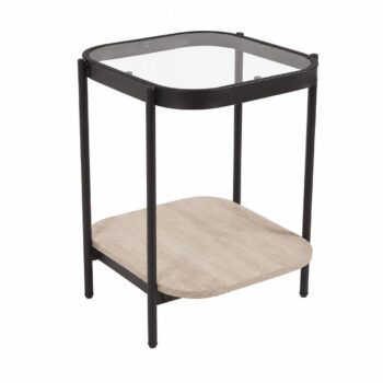 خدمه مفرد خشب زجاج مربع 4245 C164S LIGHT WOOD