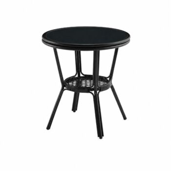 طاوله كافيه دائري T-988/989 BLACK 60*60