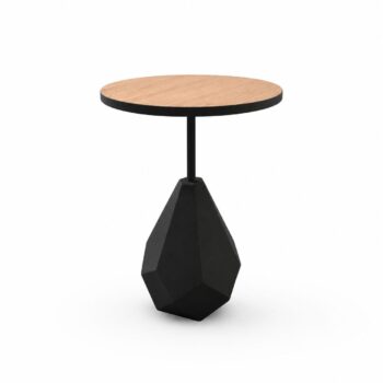 طاولة خدمة خشب مفرد 4545 HM634 BLACK BROWN