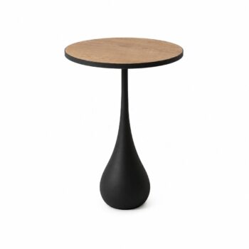 طاولة خدمة خشب مفرد 4545 HM635 BLACK BROWN
